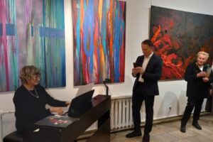 Sandomierz. BWA. Wystawa Magdaleny Mańkowskiej / Fot. Grażyna Szlęzak-Wójcik - Radio Kielce