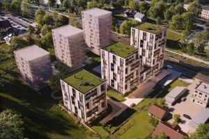 Planowana inwestycja przy ulicy Krakowskiej - wizualizacja