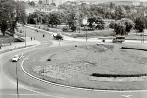 Kielce. Rondo Jerzego Giedroycia. Lata 1966-1970 / źródło: facebook.com/kieleckieinwestycje