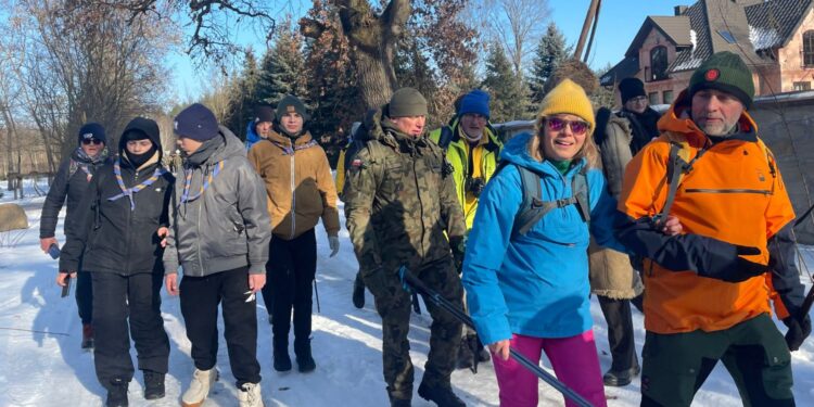 31.01.2026. XI Marsz Szlakiem Powstańców Styczniowych / Fot. Grażyna Szlęzak-Wójcik - Radio Kielce