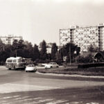Kielce. Rondo Jerzego Giedroycia. Wrzesień 1975 roku / źródło: fotopolska.eu; fot. Andrzej Wyczałkowski