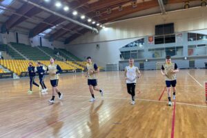 12.01.2026. Kielce. Hala Legionów. Trening Industrii Kielce / Fot. Rafał Szymczyk - Radio Kielce