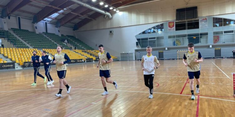 12.01.2026. Kielce. Hala Legionów. Trening Industrii Kielce / Fot. Rafał Szymczyk - Radio Kielce