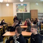 15.01.2026. Krajno. Zespołu Szkolno- Przedszkolnego w Krajnie. Warsztaty prowadzone przez Centrum Edukacji Medialnej działające przy Radiu Kielce p.n. „Różne oblicza hejtu. Jak z nim walczyć i budować kulturę szacunku?” / Fot. Emilia Nowak - Radio Kielce