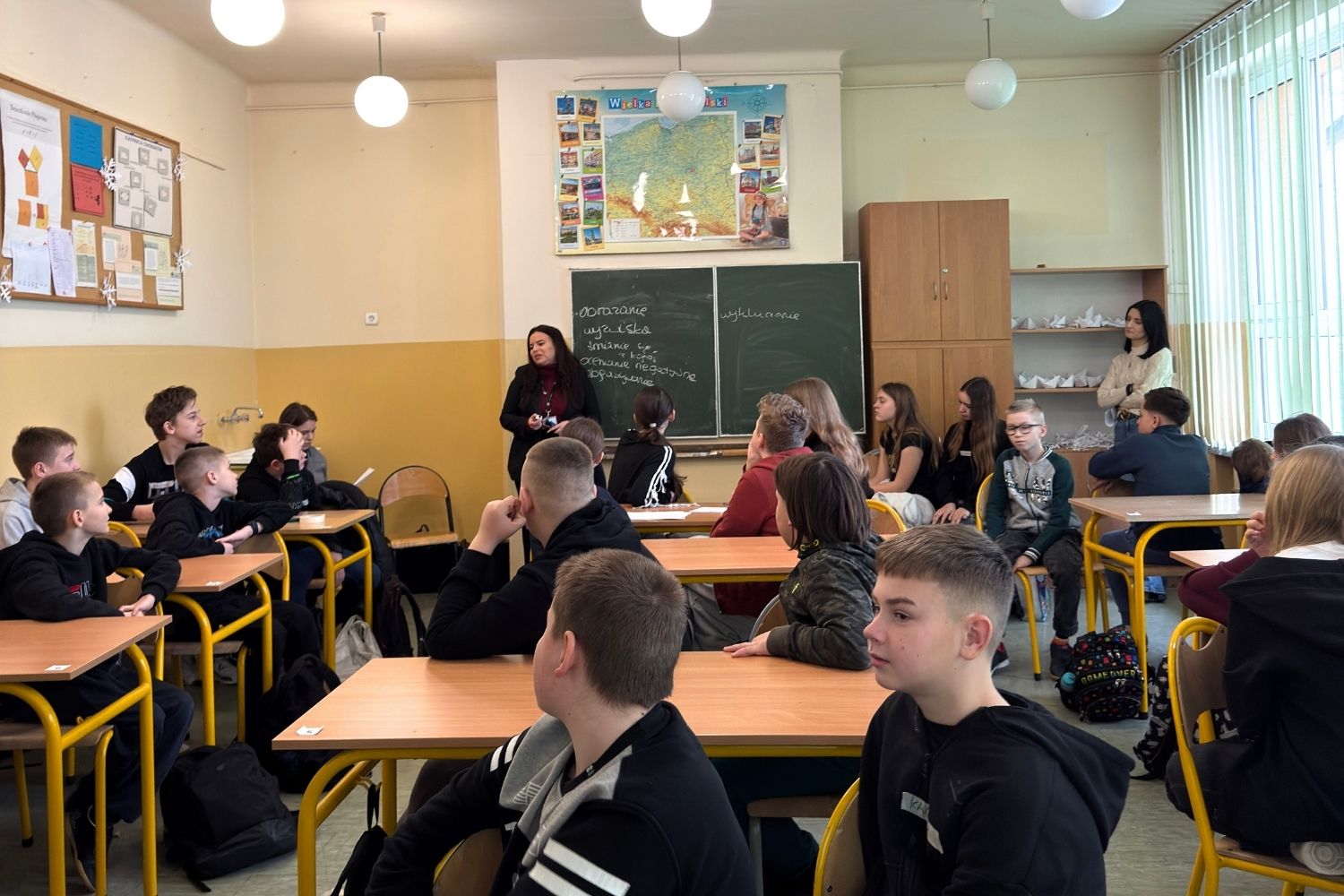 15.01.2026. Krajno. Zespołu Szkolno- Przedszkolnego w Krajnie. Warsztaty prowadzone przez Centrum Edukacji Medialnej działające przy Radiu Kielce p.n. „Różne oblicza hejtu. Jak z nim walczyć i budować kulturę szacunku?” / Fot. Emilia Nowak - Radio Kielce