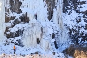 18.01.2026 Kielce. Lodospad na Kadzielni / Fot. Magdalena Bielak - Radio Kielce