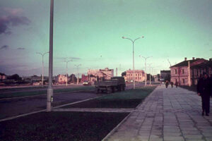 Kielce. Aleja IX Wieków Kielc. Lata 1970-1973. Aleja IX Wieków Kielc / źródło: facebook.com/kieleckieinwestycje