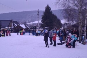 Tumlin. Zakończenie ferii na stoku / Fot. Oliwia Woźniak - Radio Kielce