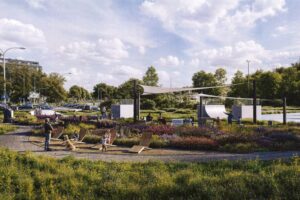 Skwer Niziurskiego - wizualizacja