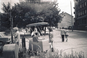 Kielce. Ulica Bodzentyńska. Sierpień 1973 roku / źródło: fotopolska.eu; fot. Andrzej Wyczałkowski