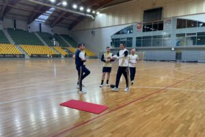 12.01.2026. Kielce. Hala Legionów. Trening Industrii Kielce / Fot. Rafał Szymczyk - Radio Kielce