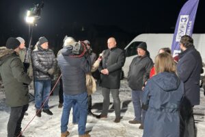 INTERWENCJA. Obwodnica podzieli osiedle w Ostrowcu Świętokrzyskim? - Radio Kielce 07.01.2025. Ostrowiec Świętokrzyski. Interwencja / Fot. Michał Pastuszka - Radio Kielce