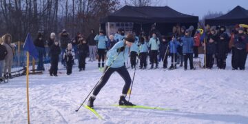 Tumlin. Zakończenie ferii na stoku / Fot. Oliwia Woźniak - Radio Kielce