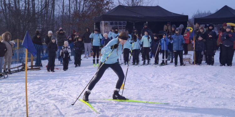 Tumlin. Zakończenie ferii na stoku / Fot. Oliwia Woźniak - Radio Kielce