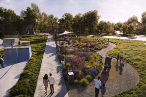 Skwer Niziurskiego - wizualizacja