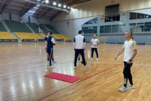12.01.2026. Kielce. Hala Legionów. Trening Industrii Kielce / Fot. Rafał Szymczyk - Radio Kielce