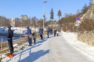 18.01.2026 Kielce. Lodospad na Kadzielni / Fot. Magdalena Bielak - Radio Kielce