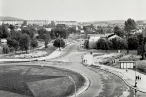 Kielce. Rondo Jerzego Giedroycia. Lata 1960-1965 / źródło: facebook.com/kieleckieinwestycje