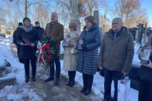 17.01.2026. Czyżów Szlachecki. Uroczystości z okazji 163. rocznicy wybuchu powstania styczniowego / Fot. Grażyna Szlęzak-Wójcik - Radio Kielce