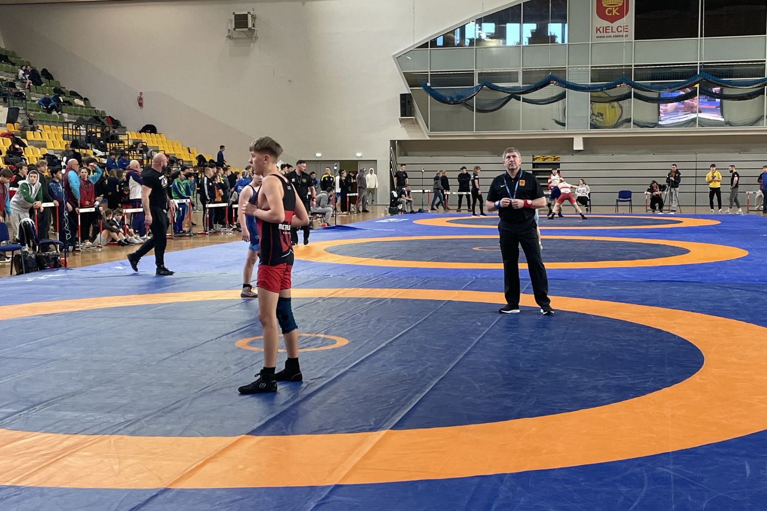 31.01.2026. Kielce. Hala Legionów. I Puchar Polski kadetek i kadetów w stylu wolnym - IX Memoriał Ksawerego Waliszewskiego / Fot. Jakub Rożek - Radio Kielce