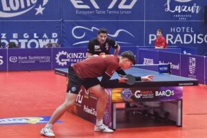 17.01.2026. Suchedniów. Mecz Ligi Mistrzów tenisistów stołowych Bank Spółdzielczy Orlicz 1924 Suchedniów - Orlen Bogoria Grodzisk Mazowiecki / Fot. Maciej Makuła - Radio Kielce