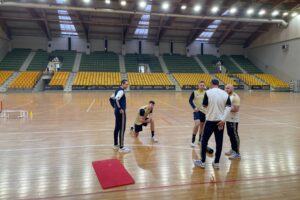 12.01.2026. Kielce. Hala Legionów. Trening Industrii Kielce / Fot. Rafał Szymczyk - Radio Kielce