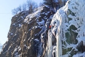 18.01.2026 Kielce. Lodospad na Kadzielni / Fot. Magdalena Bielak - Radio Kielce