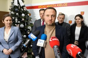 08.01.2026. Kielce. Konferencja prasowa Koalicji Obywatelskiej / Fot. Dariusz Kuc - Radio Kielce