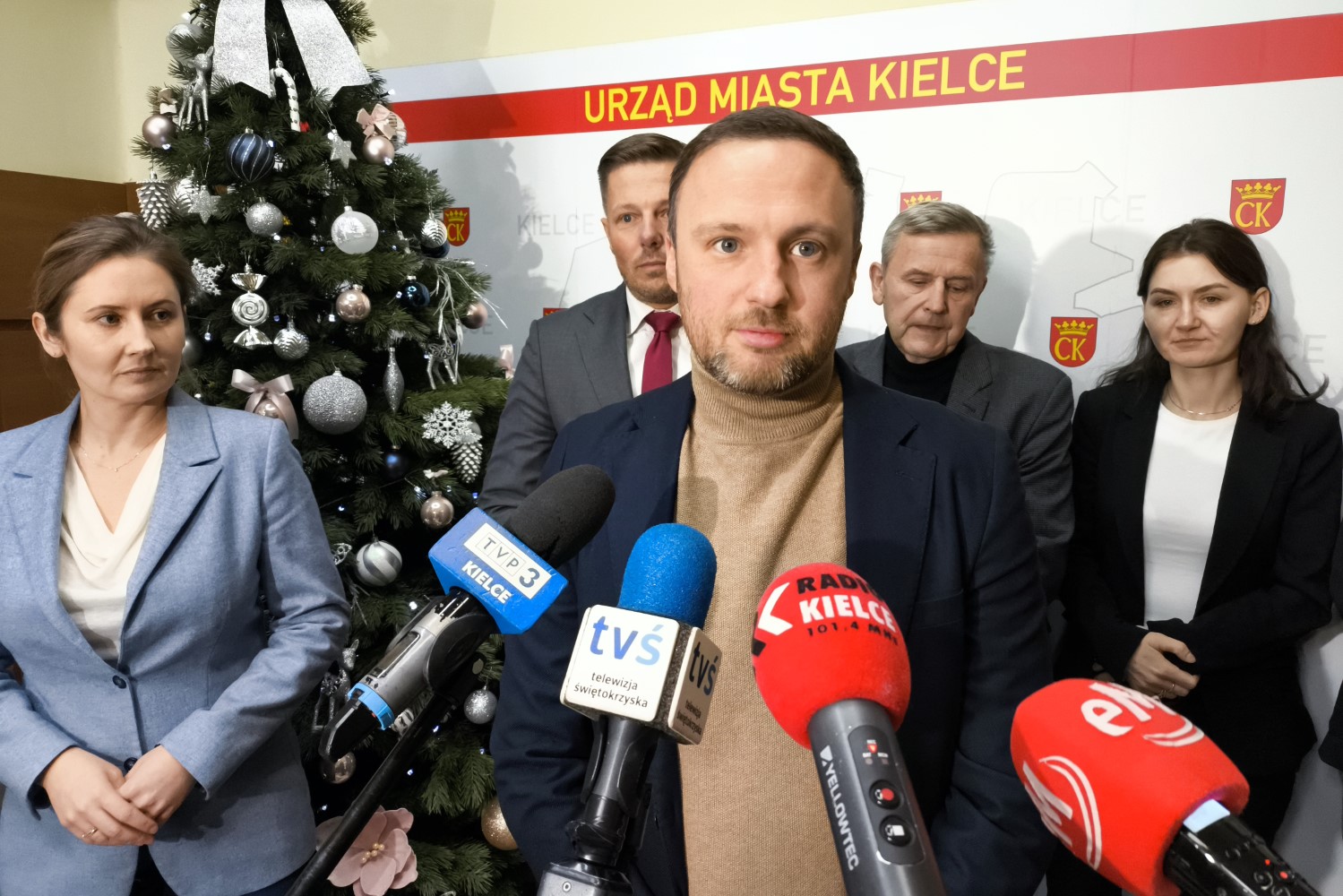 08.01.2026. Kielce. Konferencja prasowa Koalicji Obywatelskiej / Fot. Dariusz Kuc - Radio Kielce