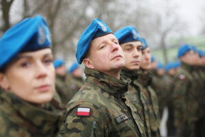 07.02.2026. Kielce. Centrum Przygotowań do Misji Zagranicznych. Przysięga wojskowa / Fot. Fot. Wiktor Taszłow - Radio Kielce