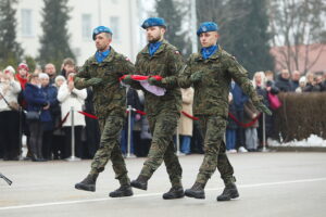 07.02.2026. Kielce. Centrum Przygotowań do Misji Zagranicznych. Przysięga wojskowa / Fot. Fot. Wiktor Taszłow - Radio Kielce