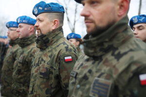 07.02.2026. Kielce. Centrum Przygotowań do Misji Zagranicznych. Przysięga wojskowa / Fot. Fot. Wiktor Taszłow - Radio Kielce