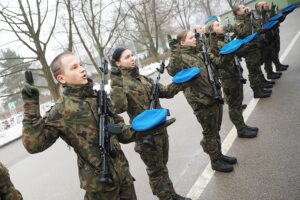 07.02.2026. Kielce. Centrum Przygotowań do Misji Zagranicznych. Przysięga wojskowa / Fot. Fot. Wiktor Taszłow - Radio Kielce