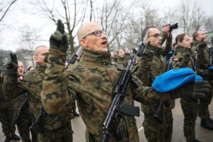 07.02.2026. Kielce. Centrum Przygotowań do Misji Zagranicznych. Przysięga wojskowa / Fot. Fot. Wiktor Taszłow - Radio Kielce