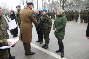 07.02.2026. Kielce. Centrum Przygotowań do Misji Zagranicznych. Przysięga wojskowa / Fot. Fot. Wiktor Taszłow - Radio Kielce