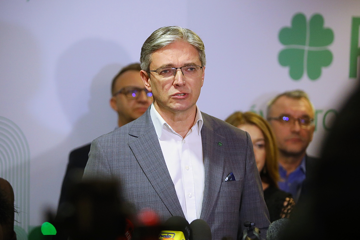 09.01.2026. Kielce. Konferencja prasowa. Na zdjęciu: Adam Jarubas -  europoseł i wiceprezes Polskiego Stronnictwa Ludowego/ Fot. Wiktor Taszłow - Radio Kielce