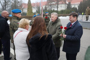 07.02.2026. Kielce. Centrum Przygotowań do Misji Zagranicznych. Przysięga wojskowa / Fot. Fot. Wiktor Taszłow - Radio Kielce