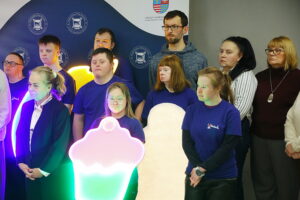 12.01.2026. Kielce. Konferencja prasowa poświęcona premierze musicalu „Witajcie w naszej bajce” / Fot. Wiktor Taszłow - Radio Kielce