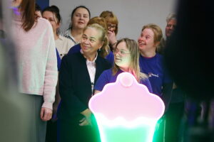 12.01.2026. Kielce. Konferencja prasowa poświęcona premierze musicalu „Witajcie w naszej bajce” / Fot. Wiktor Taszłow - Radio Kielce