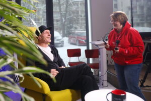 „Dzień dobry, to Ja! Rozmowy inne niż wszystkie w Radiu Kielce”. Igor Endone Kowalczyk / Fot. Wiktor Taszłow - Radio Kielce