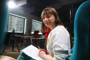 „Dzień dobry, to Ja! Rozmowy inne niż wszystkie w Radiu Kielce”. Igor Endone Kowalczyk / Fot. Wiktor Taszłow - Radio Kielce