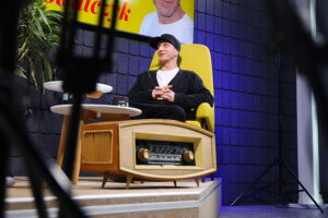 „Dzień dobry, to Ja! Rozmowy inne niż wszystkie w Radiu Kielce”. Igor Endone Kowalczyk / Fot. Wiktor Taszłow - Radio Kielce