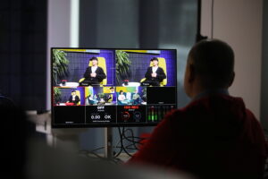 „Dzień dobry, to Ja! Rozmowy inne niż wszystkie w Radiu Kielce”. Igor Endone Kowalczyk / Fot. Wiktor Taszłow - Radio Kielce