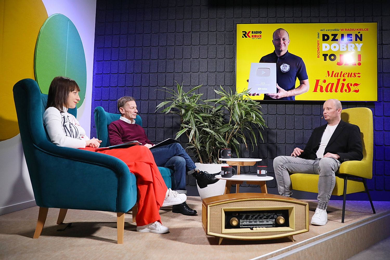 Dzień Dobry, to Ja! Rozmowy inne niż wszystkie w Radiu Kielce. Mateusz Kalisz / Fot. Wiktor Taszłow - Radio Kielce