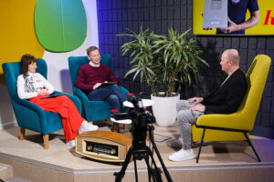 „Dzień dobry, to Ja! Rozmowy inne niż wszystkie w Radiu Kielce”. Mateusz Kalisz / Fot. Wiktor Taszłow - Radio Kielce