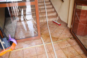 14.01.2026. Kielce. Zalany Zespół Szkół Katolickich / Fot. Wiktor Taszłow - Radio Kielce