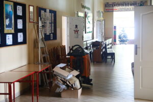 14.01.2026. Kielce. Zalany Zespół Szkół Katolickich / Fot. Wiktor Taszłow - Radio Kielce