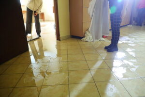 14.01.2026. Kielce. Zalany Zespół Szkół Katolickich / Fot. Wiktor Taszłow - Radio Kielce