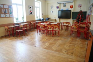 14.01.2026. Kielce. Zalany Zespół Szkół Katolickich / Fot. Wiktor Taszłow - Radio Kielce