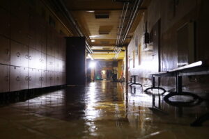 14.01.2026. Kielce. Zalany Zespół Szkół Katolickich / Fot. Wiktor Taszłow - Radio Kielce